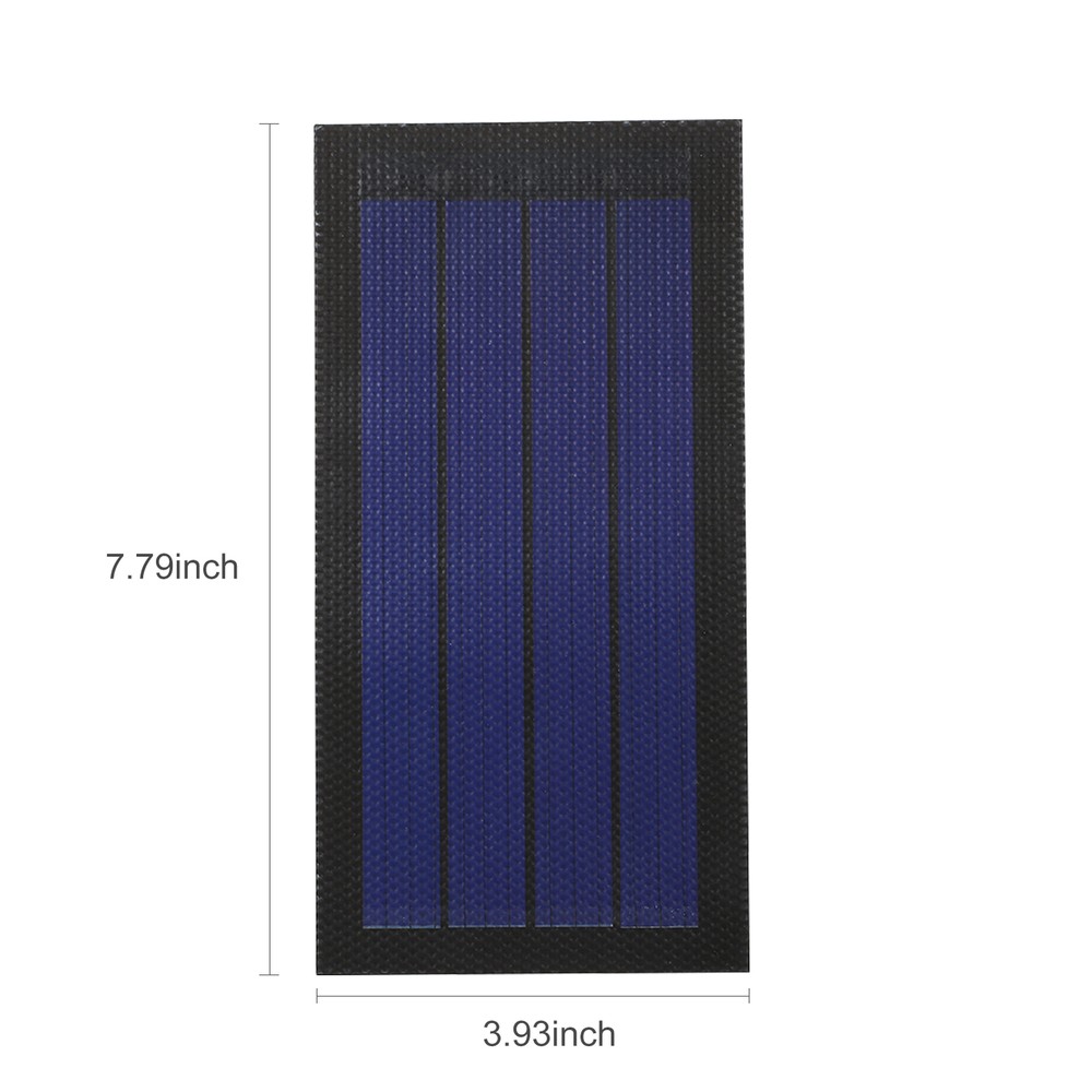 1W Flexible Solar Panel Small Thin Amorphous Silicon Solar Cell DIY B7U7