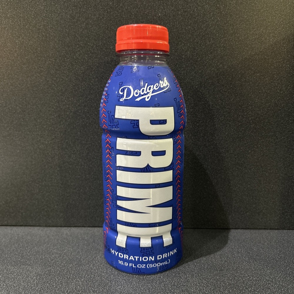 NEW RELEASE PRIME HYDRATION DRINK DODGERS DARK BLUE EDITION 16.9FLOZ BOTTLE 2024