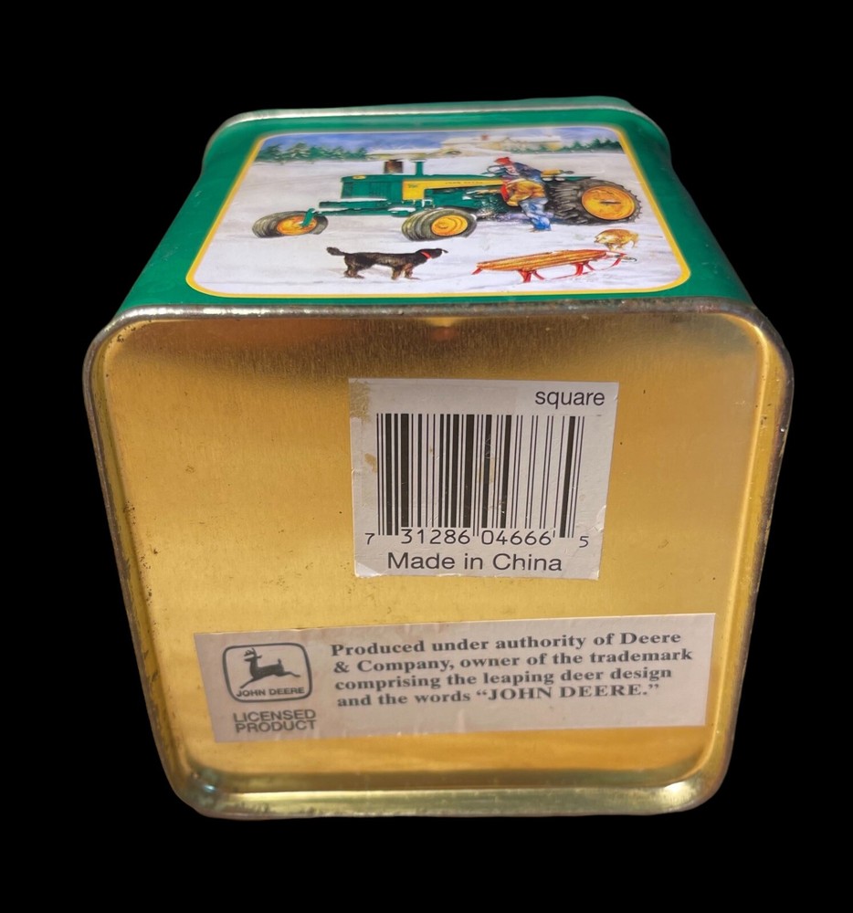 John Deere Square Tin Box 1958-1961 Model 730 Tractor