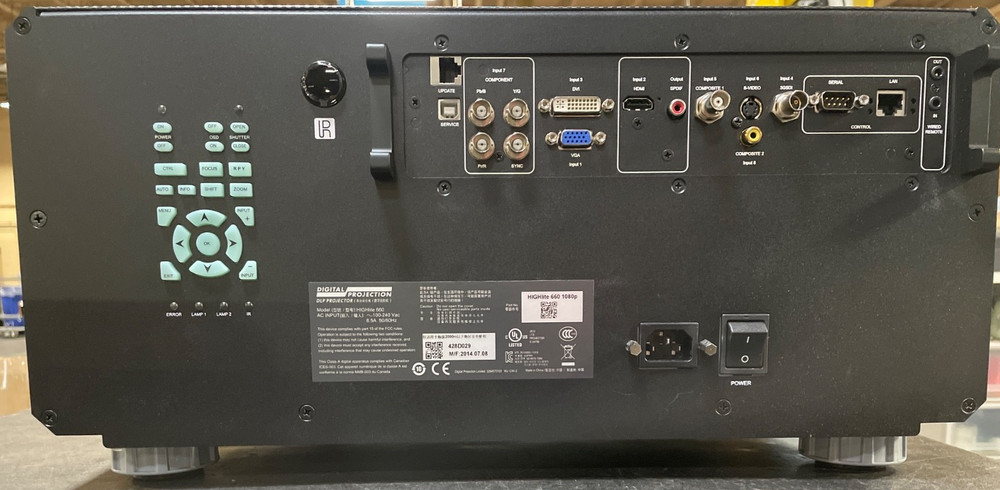 Digital Projection HIGHlite Cine 1080p 660 Projector