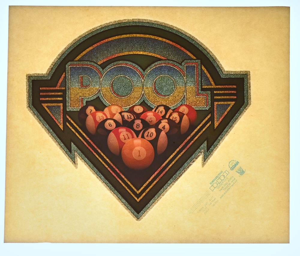 Original VINTAGE 1970s Heat Transfer | Pool (billiards) - Bundle 3