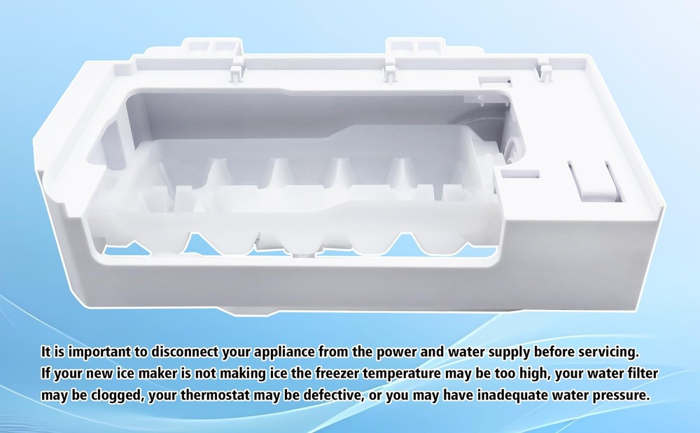 W10873791 W10760070 Refrigerator Ice Maker Assembly OEM...