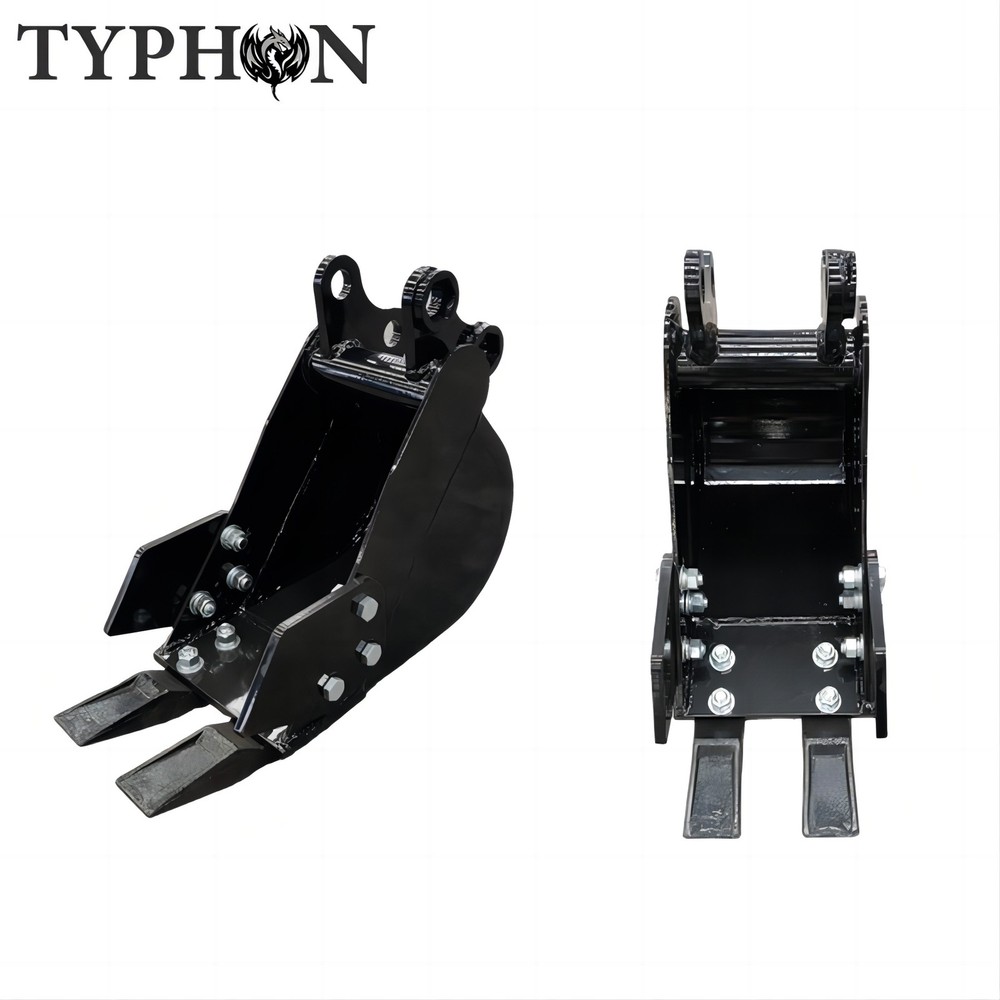 10-in-1 Mini Excavator Attachment Bundle Essential Tools Combo Kit for Worksites