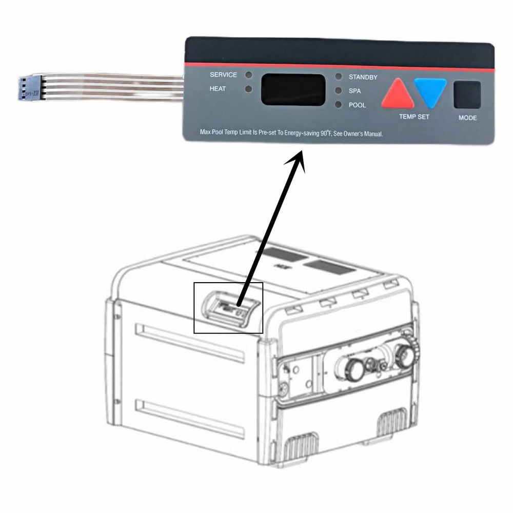 IDXL2DB1930 Display Board and FDXLBKP1930 Keypad Kit For H-Serie Pool Spa
