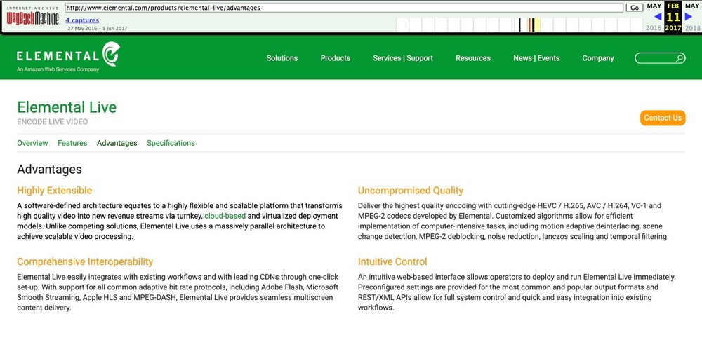 Elemental Live 280AE (Elemental L281AE) Live Video Streaming Encoder