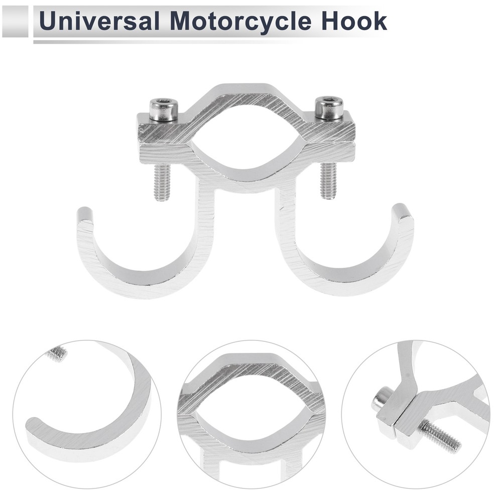 Motorcycle Alluper Hearing Hook for Minio 1 Set Silver