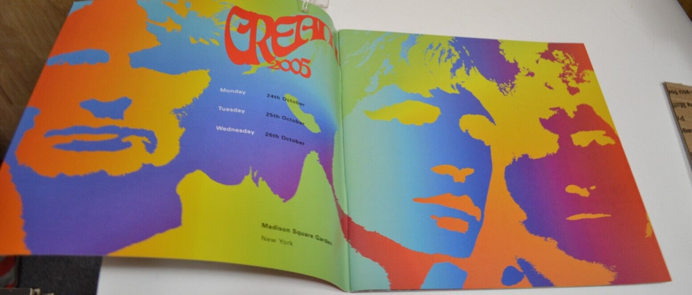 Cream Madison Square Garden 2005 Concert Program New