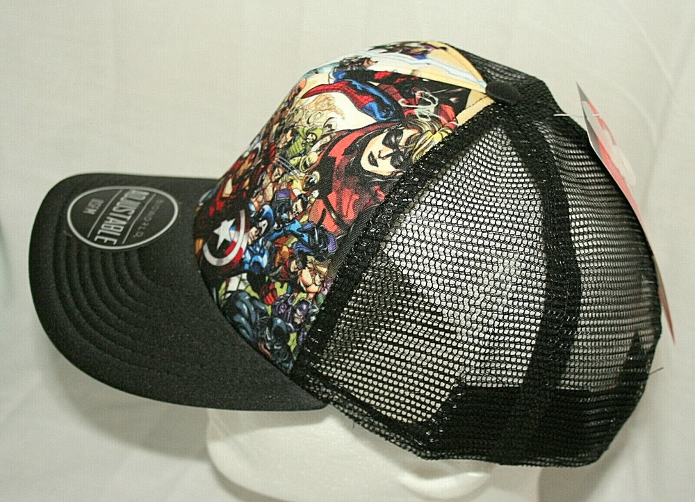 Comics Marvel Universe Mesh Baseball Cap Hat New Tags Plastic Snap OSFM