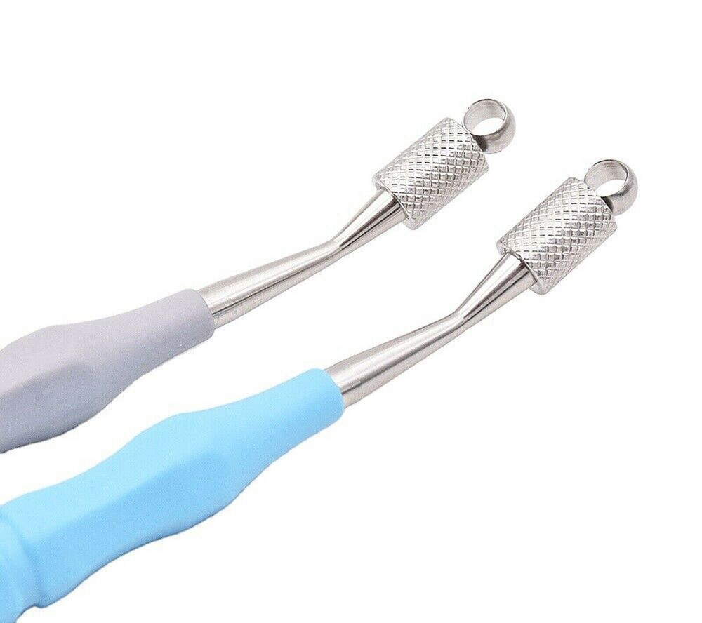 Dental 134℃ Autoclaved Simple Structure Endo File Holder Handle Hand Root Grey