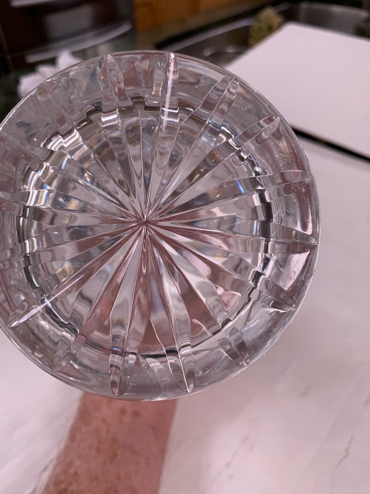 Cut Crystal Glass Pitcher Jug