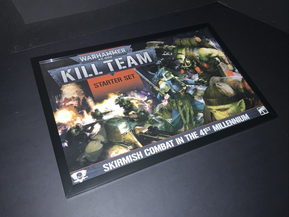 Framed KILLTEAM Starter Box Cover Art OOP Warhammer 40K DECOR - Wall Art