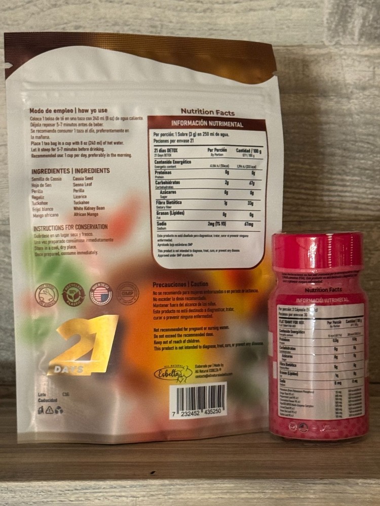 Esbelta Flat Tummy 24/7 and 21 Day Tea Bundle