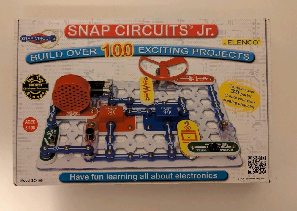 Elenco Snap Circuits Jr. SC-100 Excellent Condition Barely Used