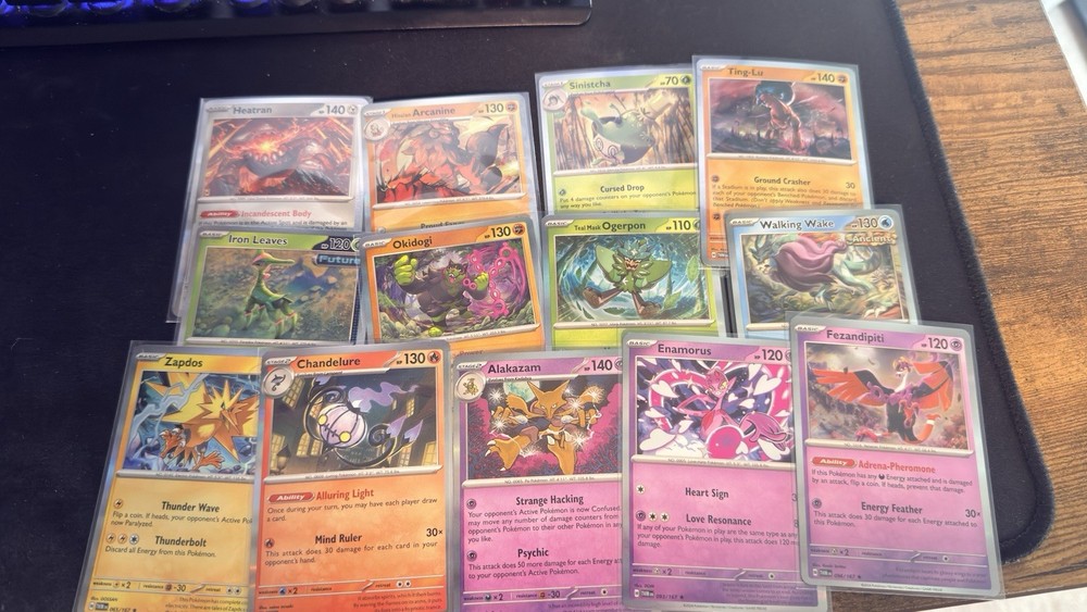 Twilight Masquerade Pokemon Master Set Starter Base 140 Cards