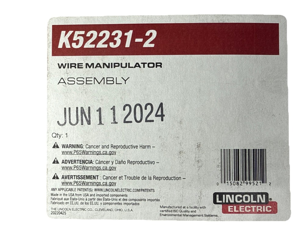 LINCOLN K52231-2 Wire Manipulator Assembly.