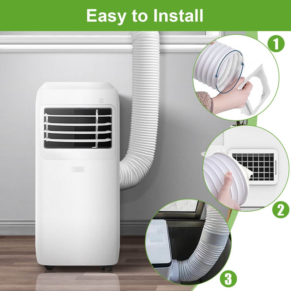 Portable Duct Interface Replacement For Air Conditioners Exhaust Hose Connector