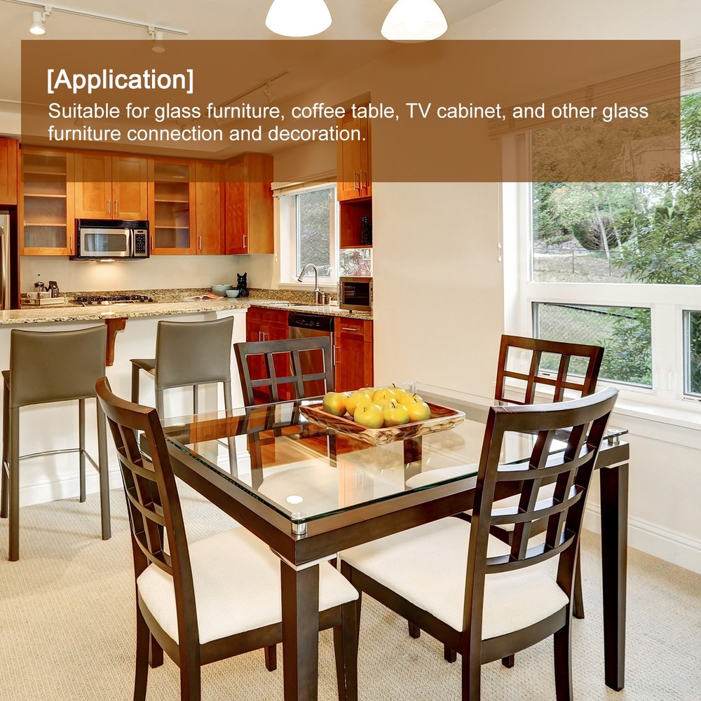 M6 Thread 20mm Diameter Round Shape Aluminum Disc Hardware 6pcs, Silver