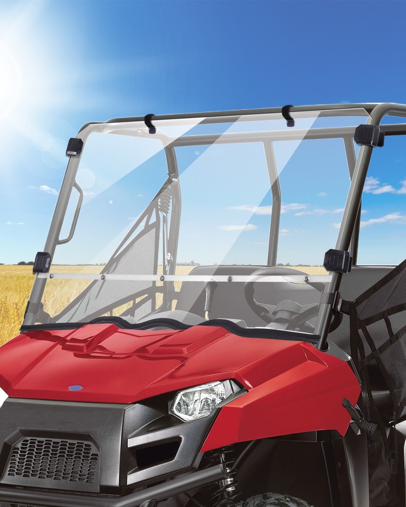For Polaris Ranger MID-SIZE 400 2010-2014 Scratch Resistant PC Front Windshield