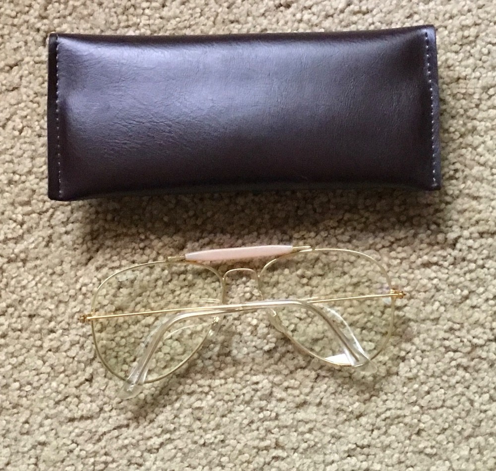 Protective Optics shooting glasses with case