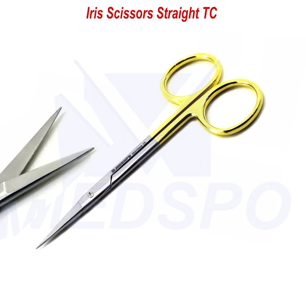 Dental Goldman Fox Scissors TC Dissection Soft Tissue Gingival Suture Iris Shear