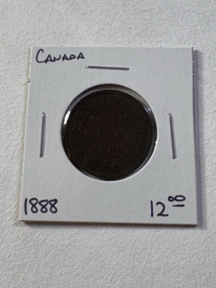 1888 Canada Large Cent Bronze Coin