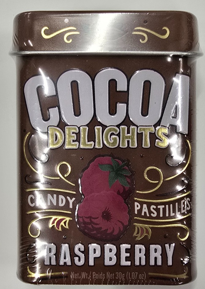 Cocoa Delights Raspberry Mints (4) Pack Candy & Nostalgic Tins Free Shipping