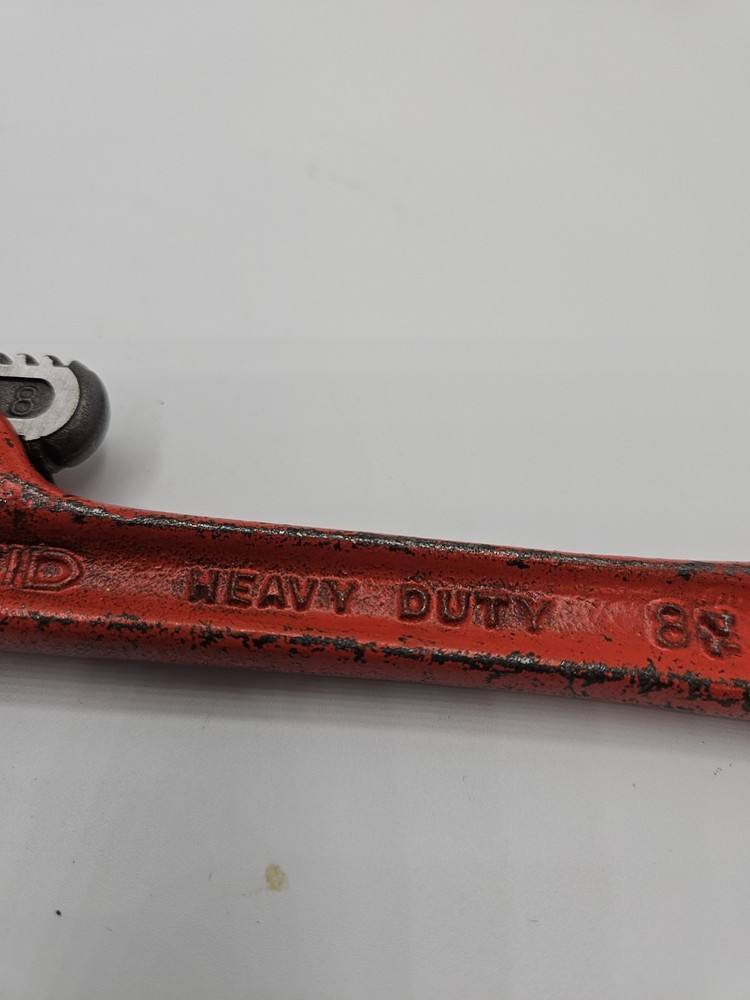 Rigid 8" Heavy Duty Adjustable Pipe Wrench