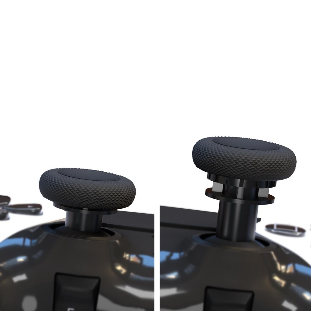 EXknight Controller Freaks for DualSense Edge, Height Adjustable Sticks Black