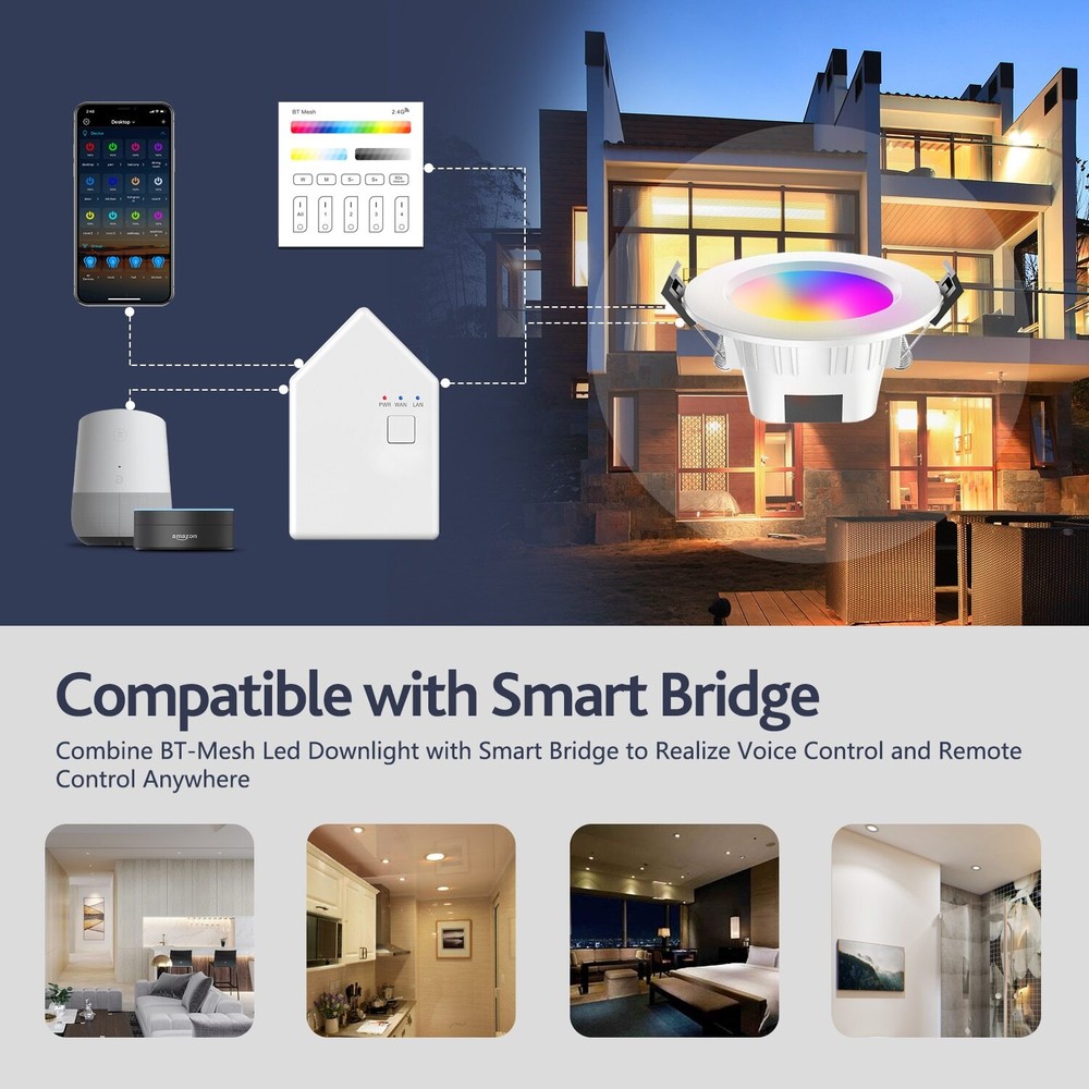 Smart WIFI Bridge Haodeng APP Controller work with Alexa Google Home Android IOS