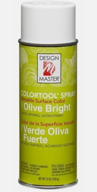 Design Master Colortool Spray Paint Olive Bright