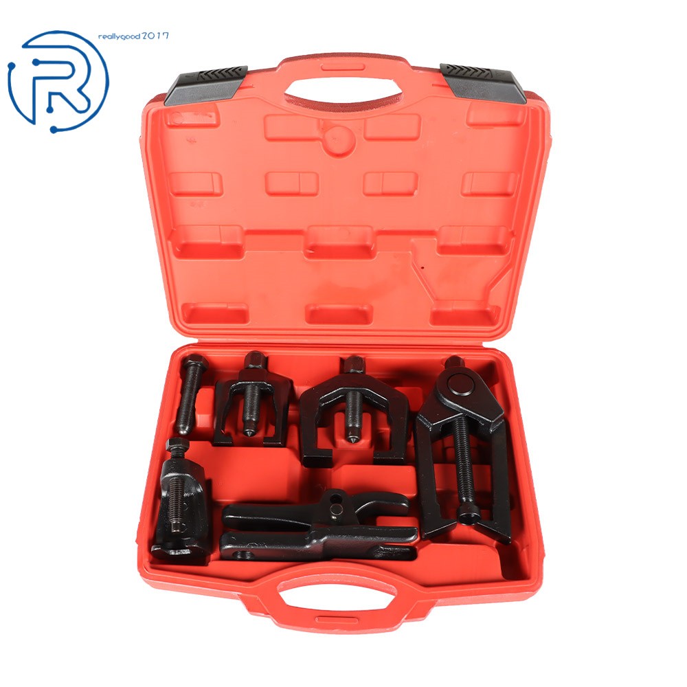 Front End Service Ball Joint Separator Pitman Arm Tie Rod Puller Tool Kit 5pcs