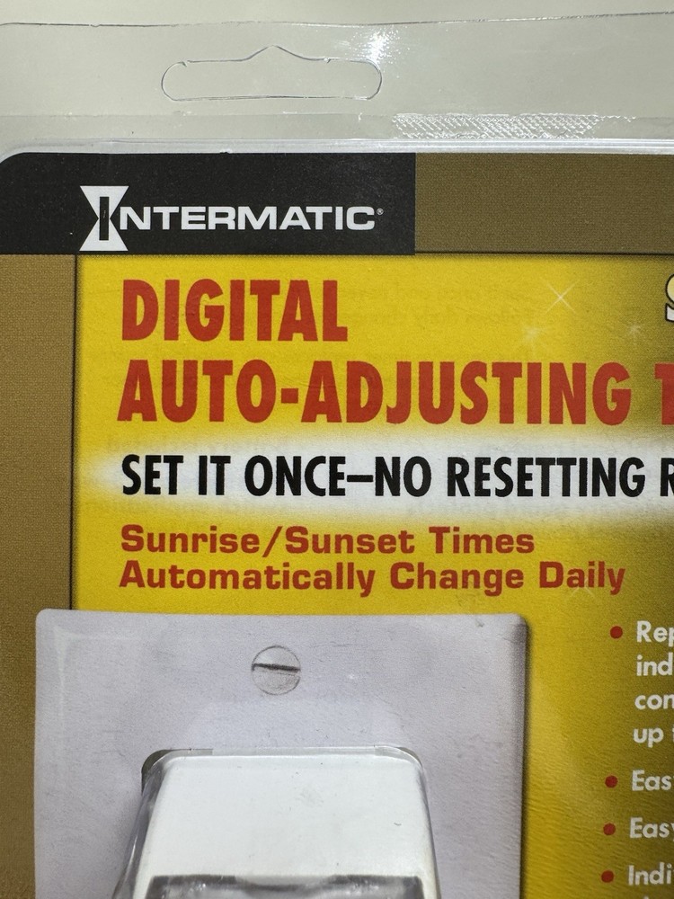 Intermatic SS8C Digital Auto Adjusting Sun Timer Programmable New Sealed