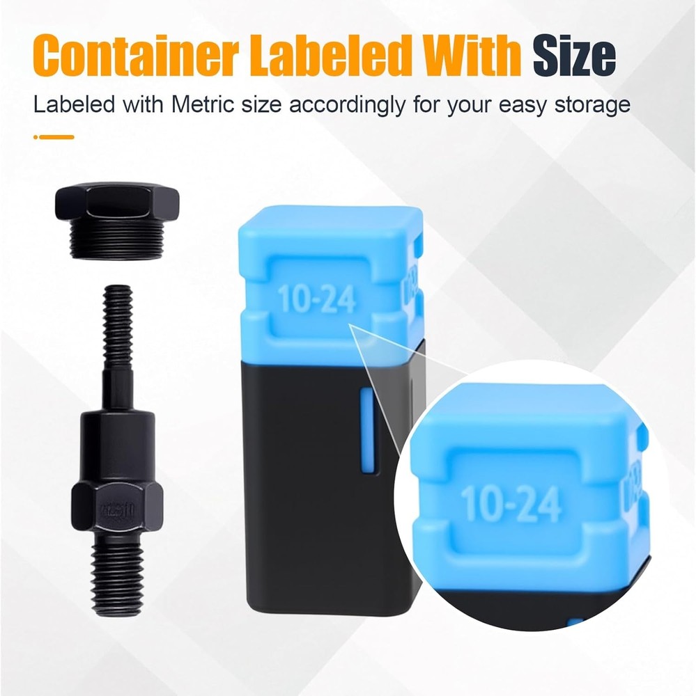 2PCS Replacement Mandrel Rivet Nut Tool SAE 10-24