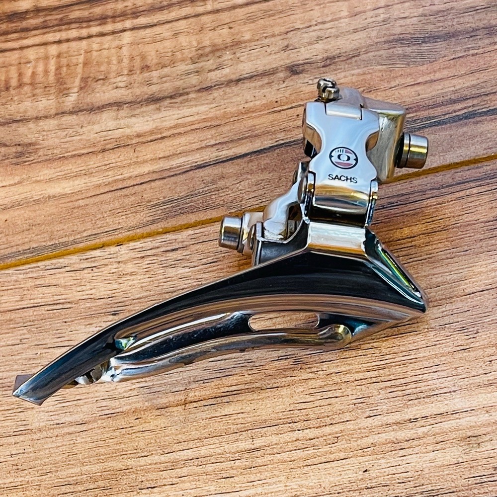 Sachs Quarz Top RARE REVERSE PULL Front Derailleur Braze On 