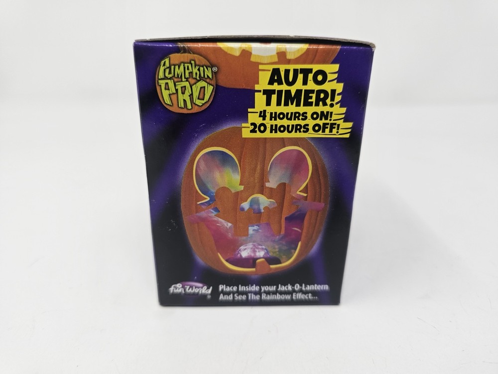 Fun World Pumpkin Pro Rainbow Pumpkin Lite Auto Timer NOS