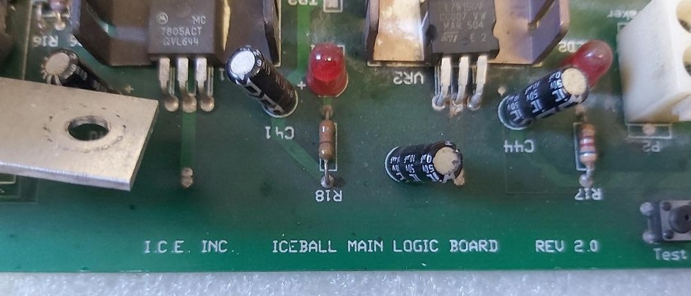 ICE ICEBALL Arcade Game MAIN LOGIC Board LED DISPLAY TYPE (2082)