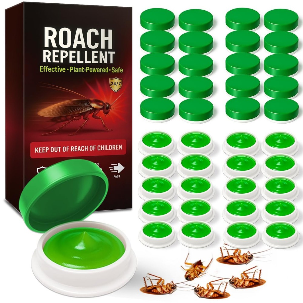 40 Pack Roach Killer Indoor Infestation, Powerful Attraction Cockro... Fast Ship