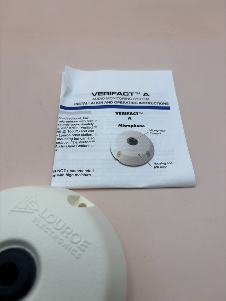 Louroe Electronics Vertifact A Microphone (LE-070)
