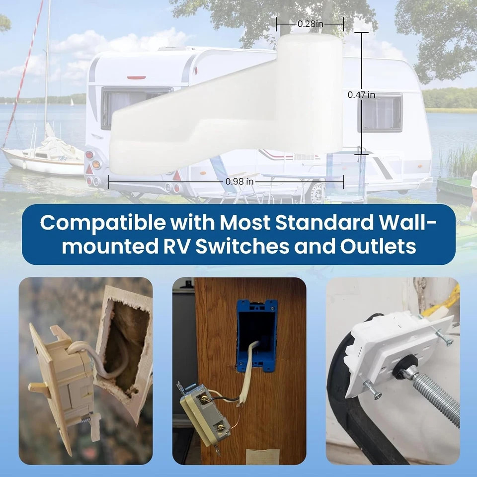 14 Pack Switch Socket Mounting Claws Plastic Outlet Mounting Tabs for Most Stand