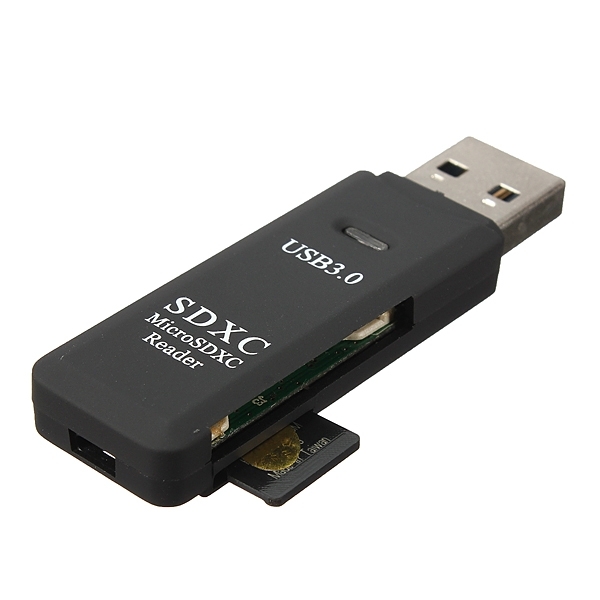 USB 3.0 Micro SD SDHC SDXC TF Memory Card Reader Writer Adapter For Notebook PC