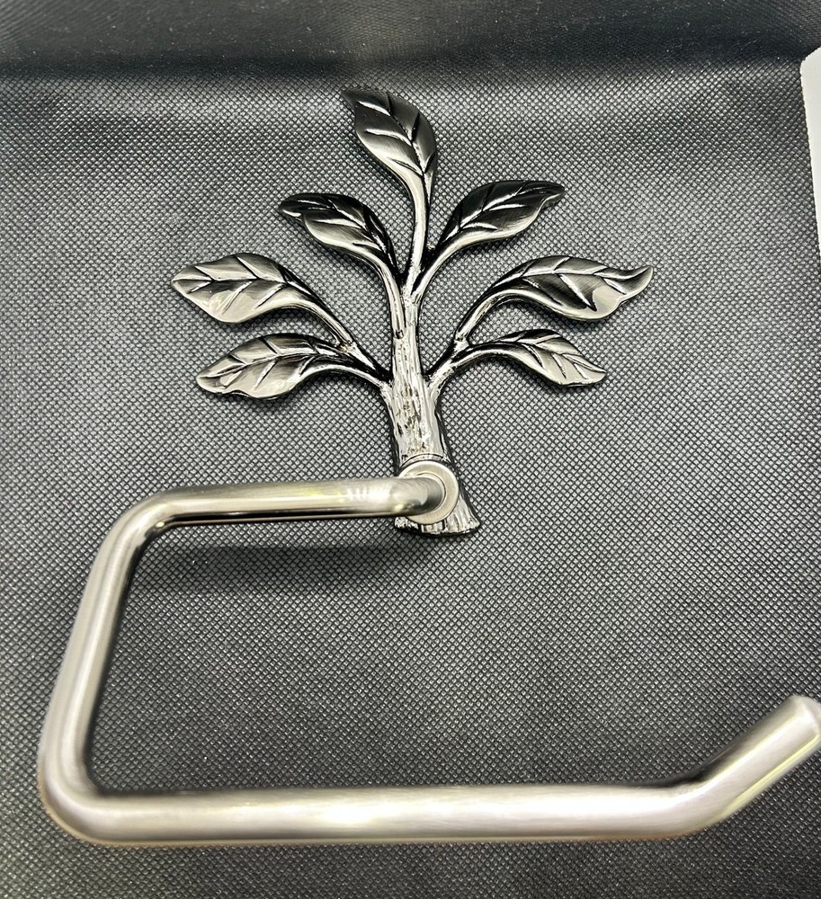 Augustine Open Tissue Holder Pewter