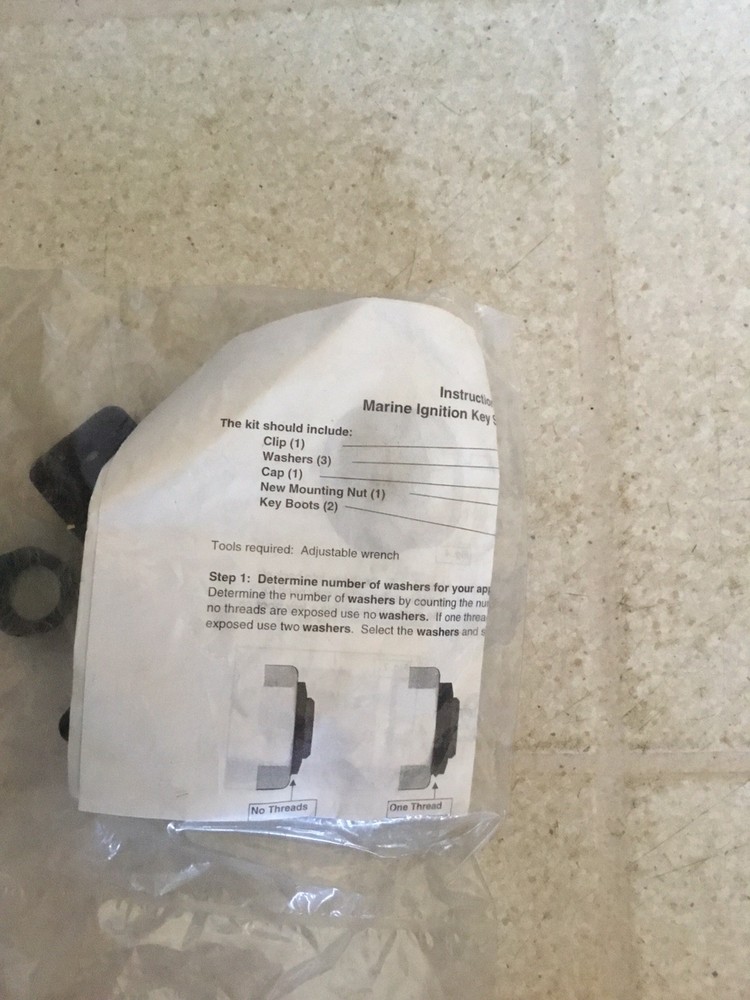 Marine Ignition Key Switch Retro Fit Kit