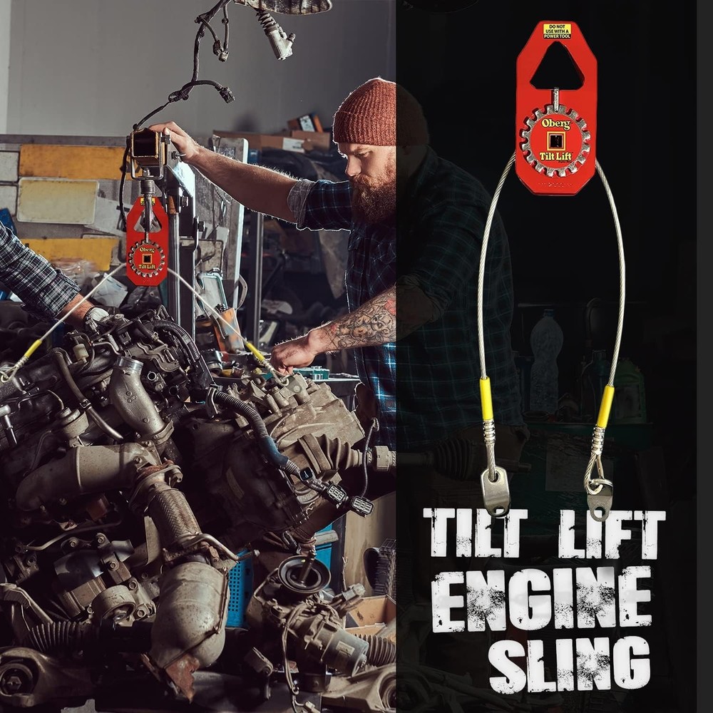 Engine Tilter Hoist Sling Single Hand Operation Engine Swap Lift Removal Pulling