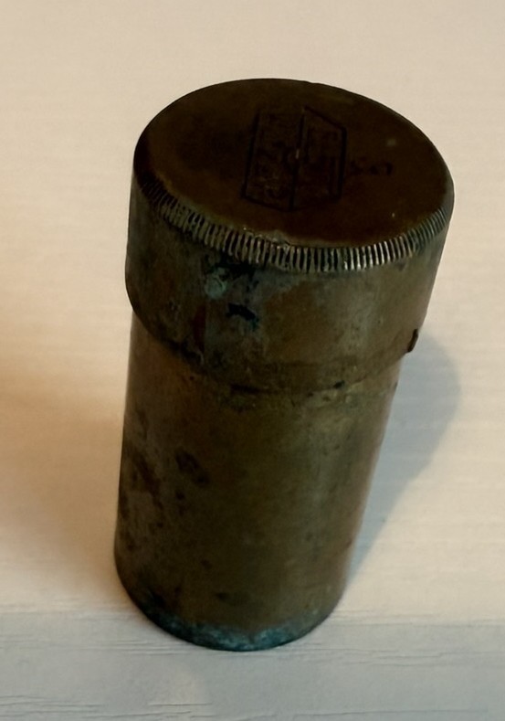 Canister ONLY for E. Leitz Wetzlar No. 3 Microscope Objective
