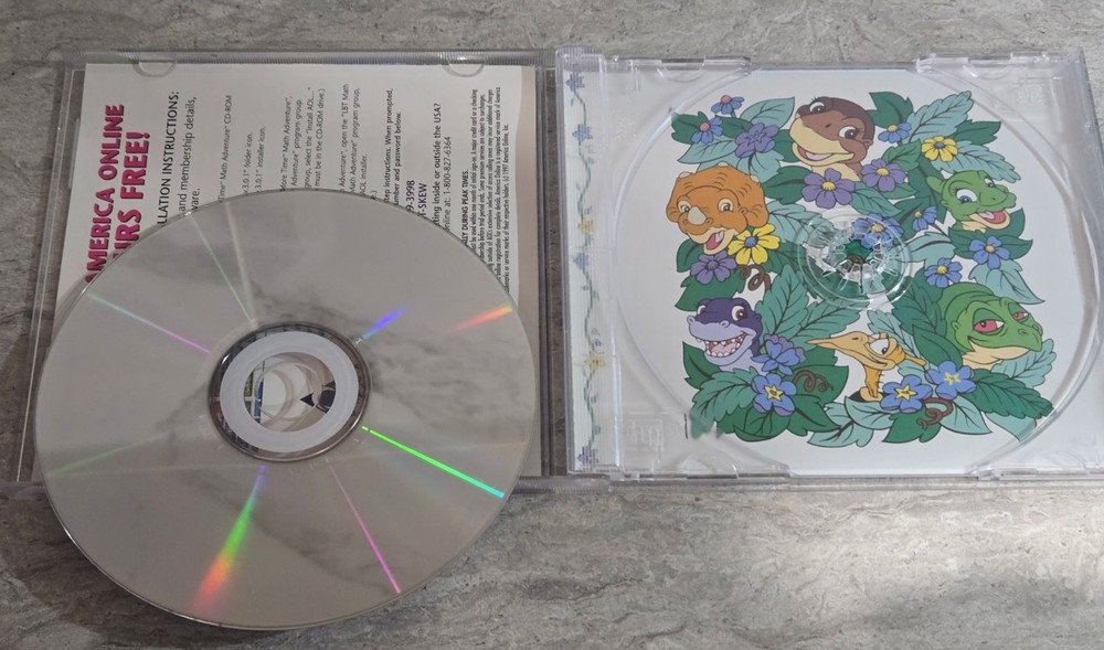 Interactive The Land Before Time Math Adventure CD-ROM Windows Untested