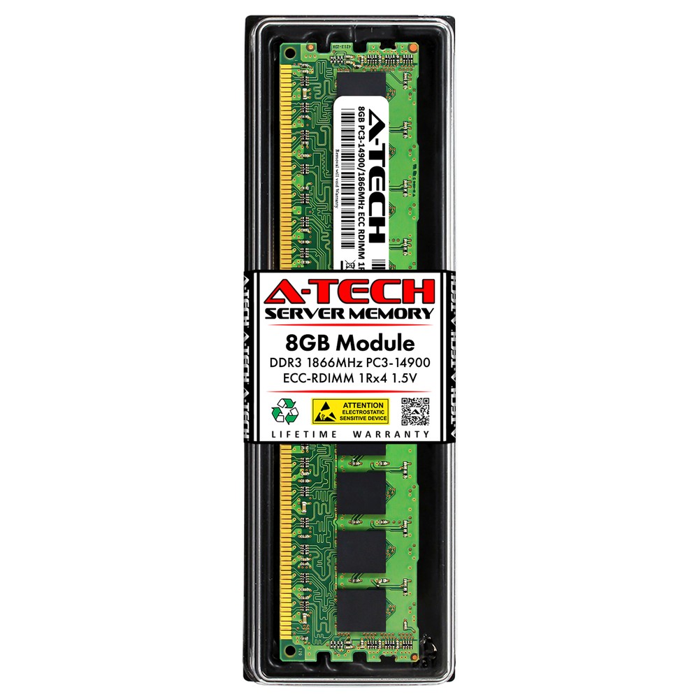 8GB 1Rx4 PC3-14900R RDIMM ASUS RS720-E7/RS12-E Memory RAM