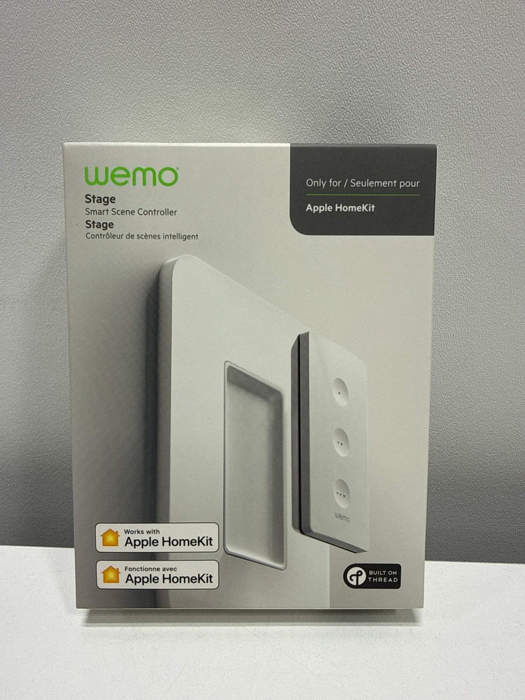 Wemo Stage Scene with Thread Smart Home Remote Control Apple HomeKit