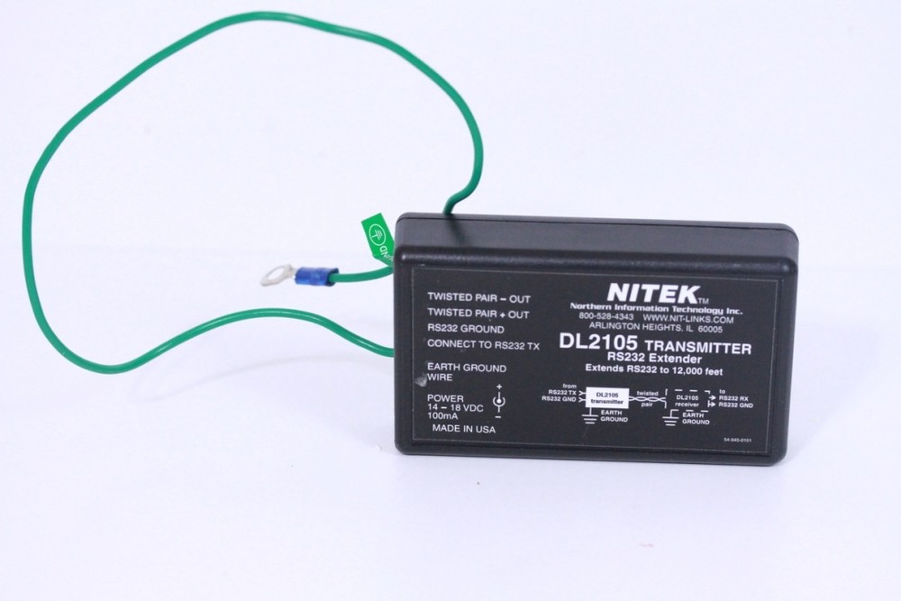 Nitek DL2105 Transmitter Only As Pictured