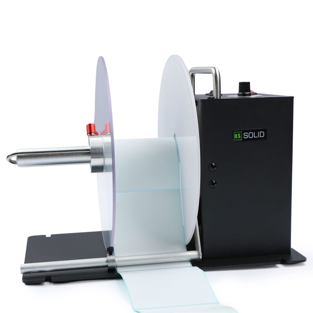 U.S. Solid Automatic Label Rewinder 6.3 in Width 8.66 in Roll Diameter