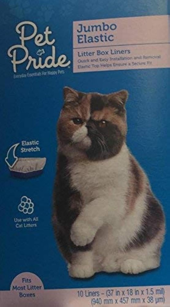 Jumbo Elastic Litter Box Liners Single Box